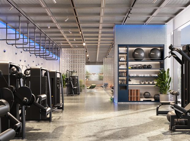 Raw Theory gym: 3,200 sq ft, 50 Technogym machines